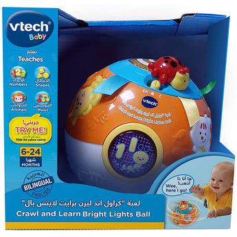 V Tech Crawl & Learn Bright Lights Ball (Bilingual)