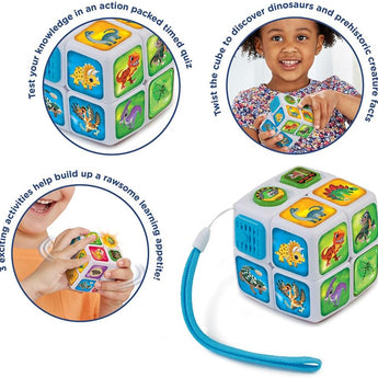 VTech Cube Adventures Dino Discoveries – Educational Dinosaur Toy With Sounds & Games