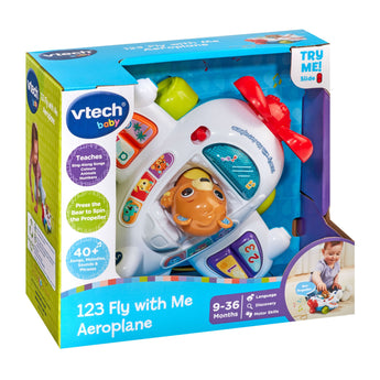 V Tech Fly With Me Aeroplane | Kids Interactive Toy