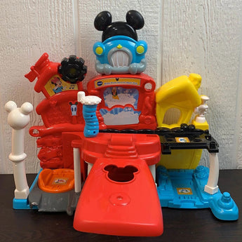 V Tech Go! Go! Smart Wheelsâ® Disney Mickey Mouse Gas & Go Repair Shop | Standard Characters
