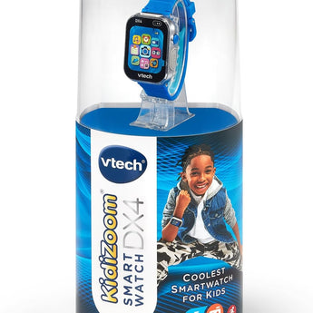VTech Kidi Zoom Smartwatch Dx4 Blue Camera & Games, Video Recorder, Voice Changer