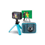 V Tech Kidi Zoom Vlogger Kit, Blue Unleash Creativity! | Kidicreative