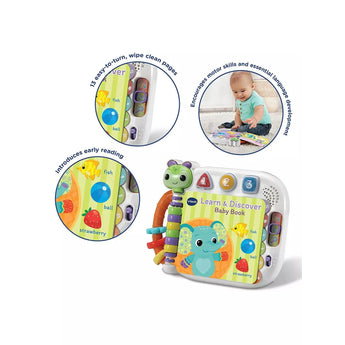 V Tech Learn & Discover Baby Book