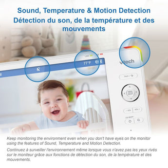 V Tech Smart Wi Fi Hd Pan Tilt Baby Monitor | Baby Pillow & Mattress