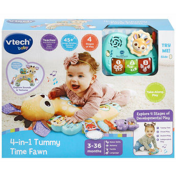 V Tech V Tech Baby 4 In 1 Tummy Time Fawn Pillow | Infant