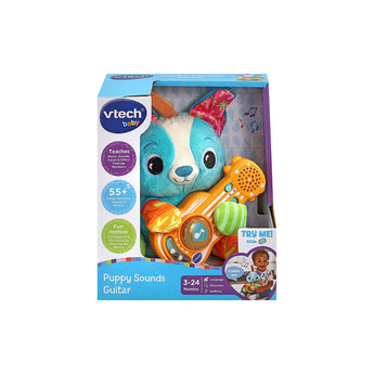 V Tech V Tech Baby Puppy Sounds Guitar Interactive Musical Toy | Infant