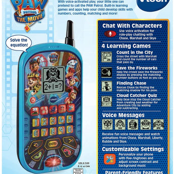 V Tech V Tech Paw Patrol: The Movie Learning Phone | License Paw Patrol