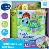 V Tech V Tech Turtles Busy Day Soft Book Interactive Learning For Babies | Infant