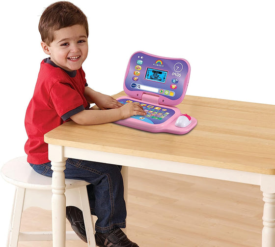 Toddler Tech Laptop, Pink Interactive Educational Computer Toy