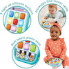 Baby Squishy Lights Learning Tablet, Sensory Toy with Lights
