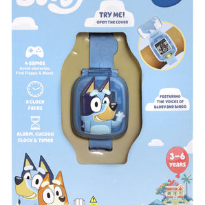 V Tech Bluey Wackadoo Watch Bluey Learning Watch (Blue)| Toddler Watch With Stopwatch, Timer, Alarm & Games, Educational | Ideal Gift For Children Ages 3, 4, 5, 6 + Years