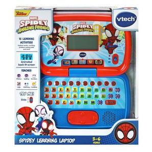 V Tech Spidey & His Amazing Friends Spidey Learning Laptop Multicolour | Enjoy Logic, Memory, And Creative Games With The V Tech® | Suitable For Ages 3 + Up