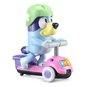 V Tech Bluey Scooter Time Bluey (Blue) | | Grab Your Helmet—Its Time To Play And Explore With Scooter Time Bluey | Interactive Toddler Toy With Music, Sounds And Phrases From The Tv Show, Educational Learning | Ideal Gift For Kids 3, 4, 5 + Years