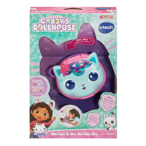 V Tech Gabbys Dollhouse Mer Cat & Me On The Go Multicolor | Swim Into Some Fun Learning With Mer Cat, Gabby And The Gabby Cats With The Mer Cat & Me On The Go.| Suitable Ages 3 + Up