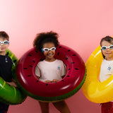 Waterplops Blue Junior Swimming Goggles â€“ Ultra Soft Band With Dinos Adventures | Swim Accessories