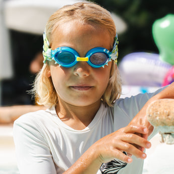Waterplops Boy Swimming Goggles Frog Design | Swim Gear