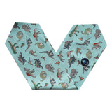 Waterplops White Junior Swimming Goggles â€“ Ultra Soft Band With Green Dinosaurs | Swim Accessories