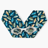 Waterplops White Junior Swimming Goggles â€“ Ultra Soft Band With Surf | Swim Accessories