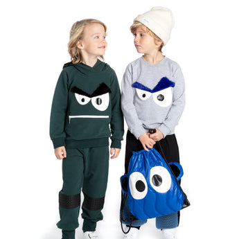 Wauw Capow Grey Blue Cooper Sweatshirt | Kids Fashion