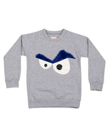 Wauw Capow Grey Blue Cooper Sweatshirt | Kids Fashion