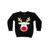 Wauw Capow Red Nose Black Sweatshirt | Sweatshirt Boy