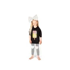 Wauw Capow Sweet Knees Striped leggings Black White Pants
