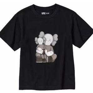 Kaws X Uniqlo Ut Short Sleeve Graphic T Shirt Black (Kids)