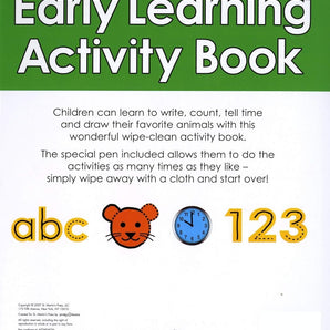 Wipe Clean Early Learning Activity Book Wipe Clean Early Learning Activity Books