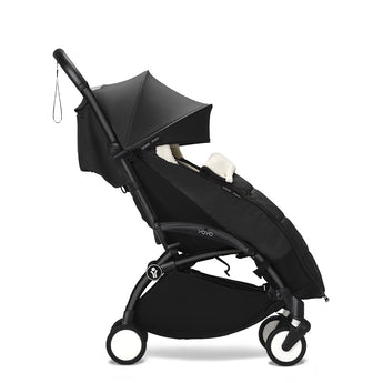 Stokke YOYO Footmuff Black on stroller