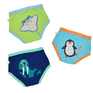 Organic Potty Training Pants 3 pcs Multi-Pack Set