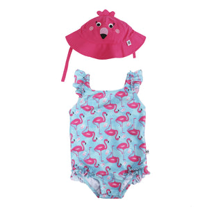 Baby Swimsuit and Hat Set – Cute Sea Animal Designs for Kids