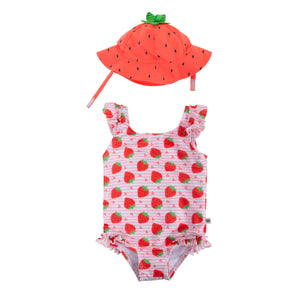 Baby Swimsuit & Hat Set — Perfect Gift for Kids