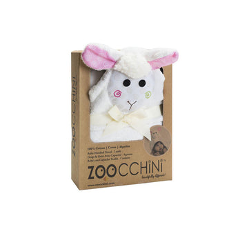 Zoocchini Baby Hooded Towel | Cotton Terry Absorbent Bath Wrap