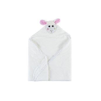 Zoocchini Baby Hooded Towel | Cotton Terry Absorbent Bath Wrap