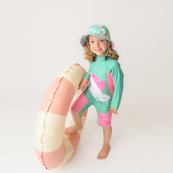 Zoocchini One Piece Rashguard Surf Suit | Upf 50+ Kids Swimwear