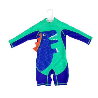 Zoocchini One Piece Surf Swimsuit Long Sleeve | Kids Sun Protection