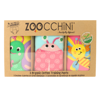 Zoocchini Organic Potty Training Pants 3 Pack | Toddler Underwear Set