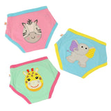 Zoocchini Organic Potty Training Pants 3 Pack | Toddler Underwear Set