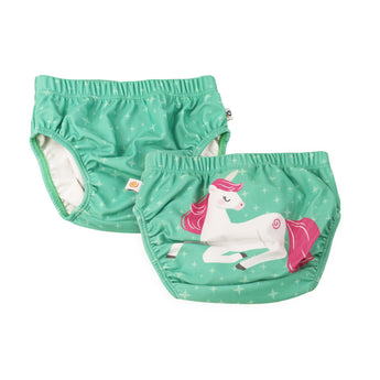 Zoocchini Reusable Swim Diaper 2 Piece Set | Eco Friendly Baby Swim