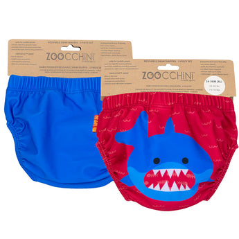 Zoocchini Reusable Swim Diaper 2 Piece Set | Eco Friendly Baby Swim