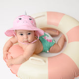 Zoocchini Reusable Swim Diaper & Sun Hat Set | Upf 50+ Baby Swimwear