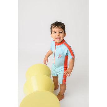 Zoocchini Short Sleeve Rashguard Swimsuit | Upf 50+ For Kids