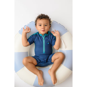 Zoocchini Short Sleeve Rashguard Swimsuit | Upf 50+ For Kids