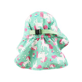 Zoocchini Unicorn Cape Sun Hat Upf 50+ | Kids Uv Protection Hat