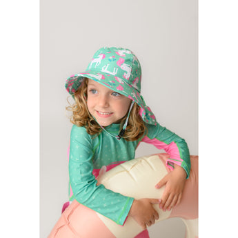 Zoocchini Unicorn Cape Sun Hat Upf 50+ | Kids Uv Protection Hat