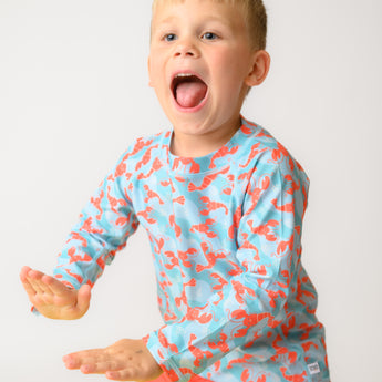 Zoocchini Upf 50+ Rashguard Swim Top & Short Set For Kids