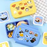 A Little Lovely Company Bento Lunch Box | Kids Multi Compartment Container - My Little Thieves
