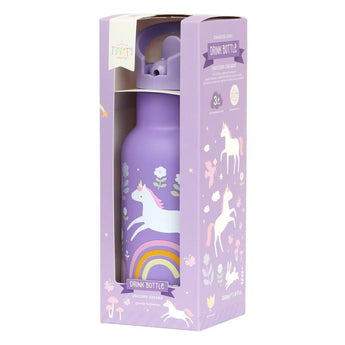 A Little Lovely Company Stainless Steel Water Bottle 350ml - My Little Thieves