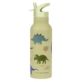 A Little Lovely Company Stainless Steel Water Bottle 500ml | Kids School Bottle - My Little Thieves