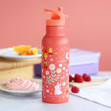 A Little Lovely Company Stainless Steel Water Bottle 500ml | Kids School Bottle - My Little Thieves